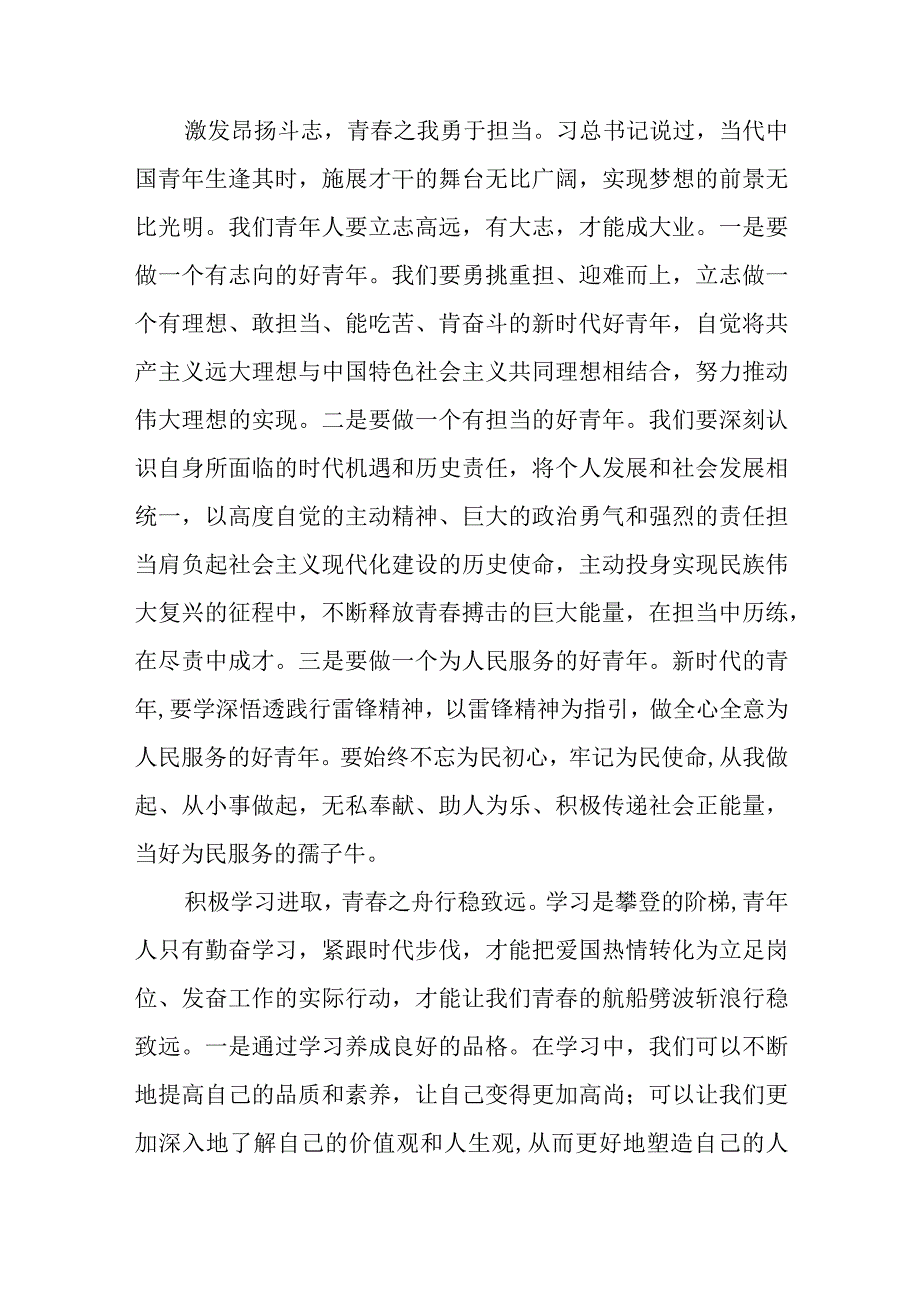 研讨发言：勇担时代使命绽放青春光彩.docx_第2页