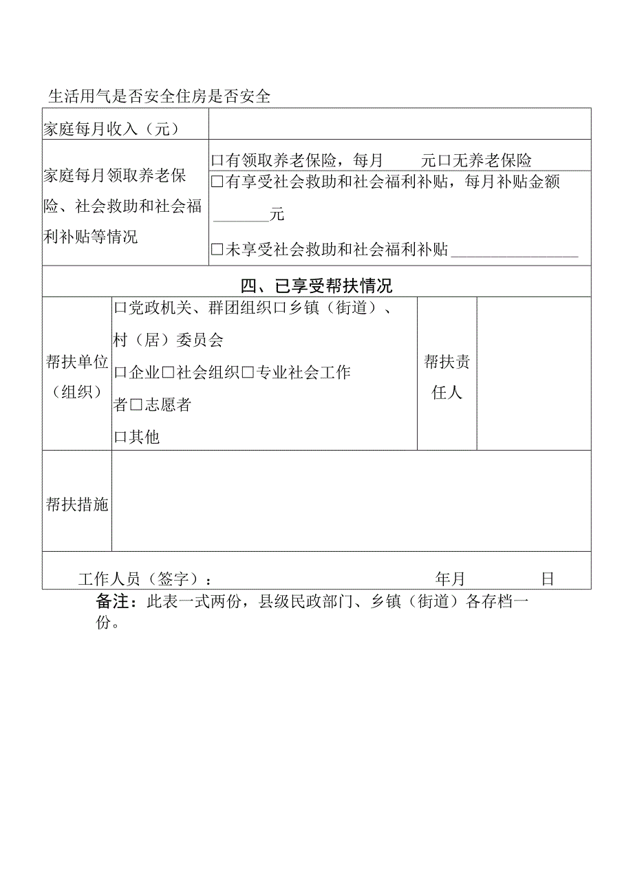 特殊困难老年人基本信息登记表.docx_第2页