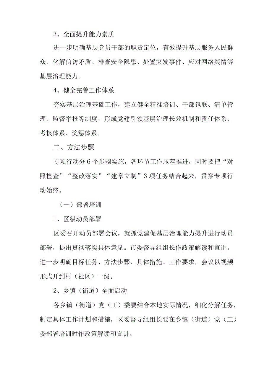 关于抓党建促基层治理能力提升专项行动实施方案.docx_第2页