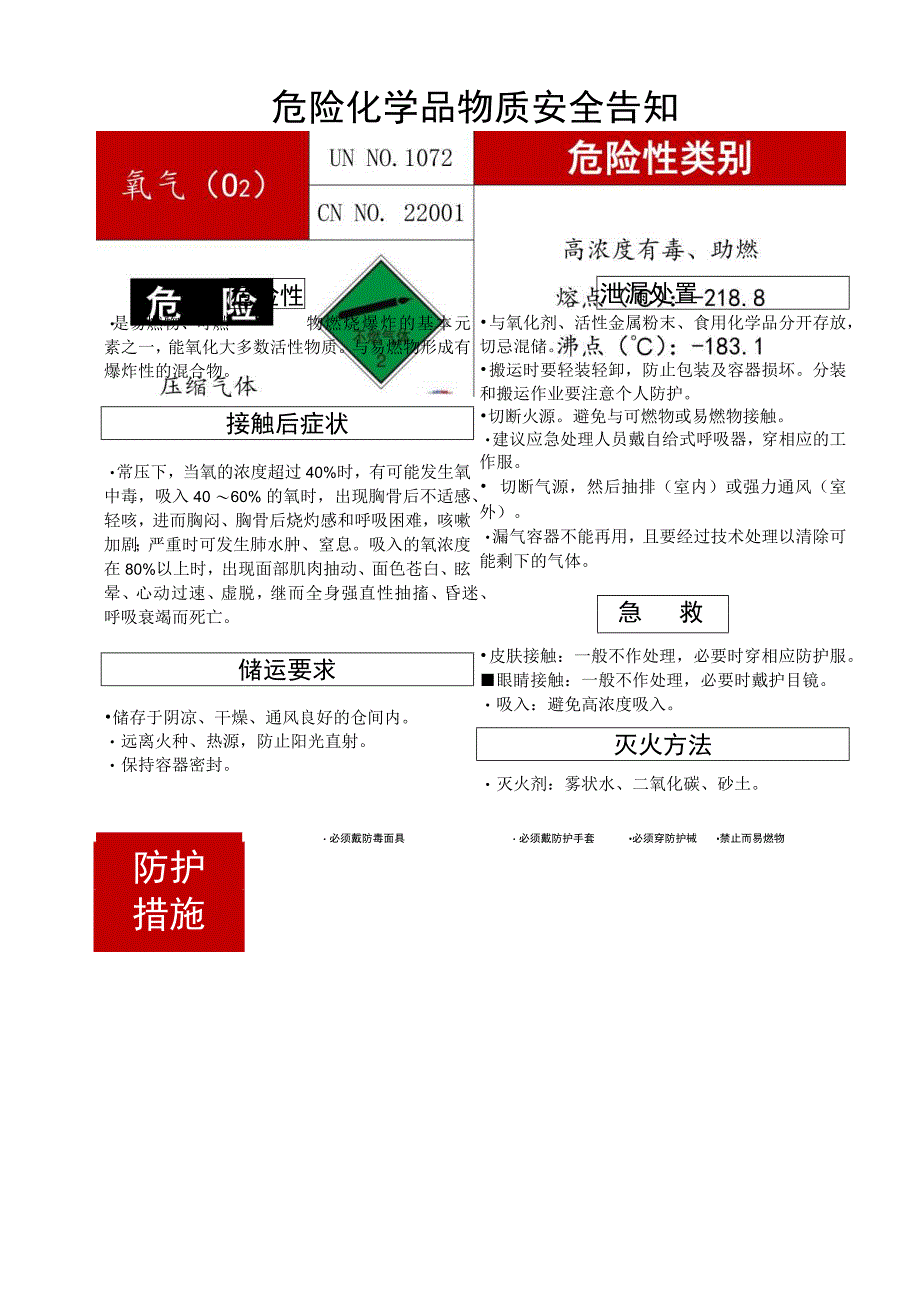 氧气（O2）危化安全风险告知卡.docx_第1页