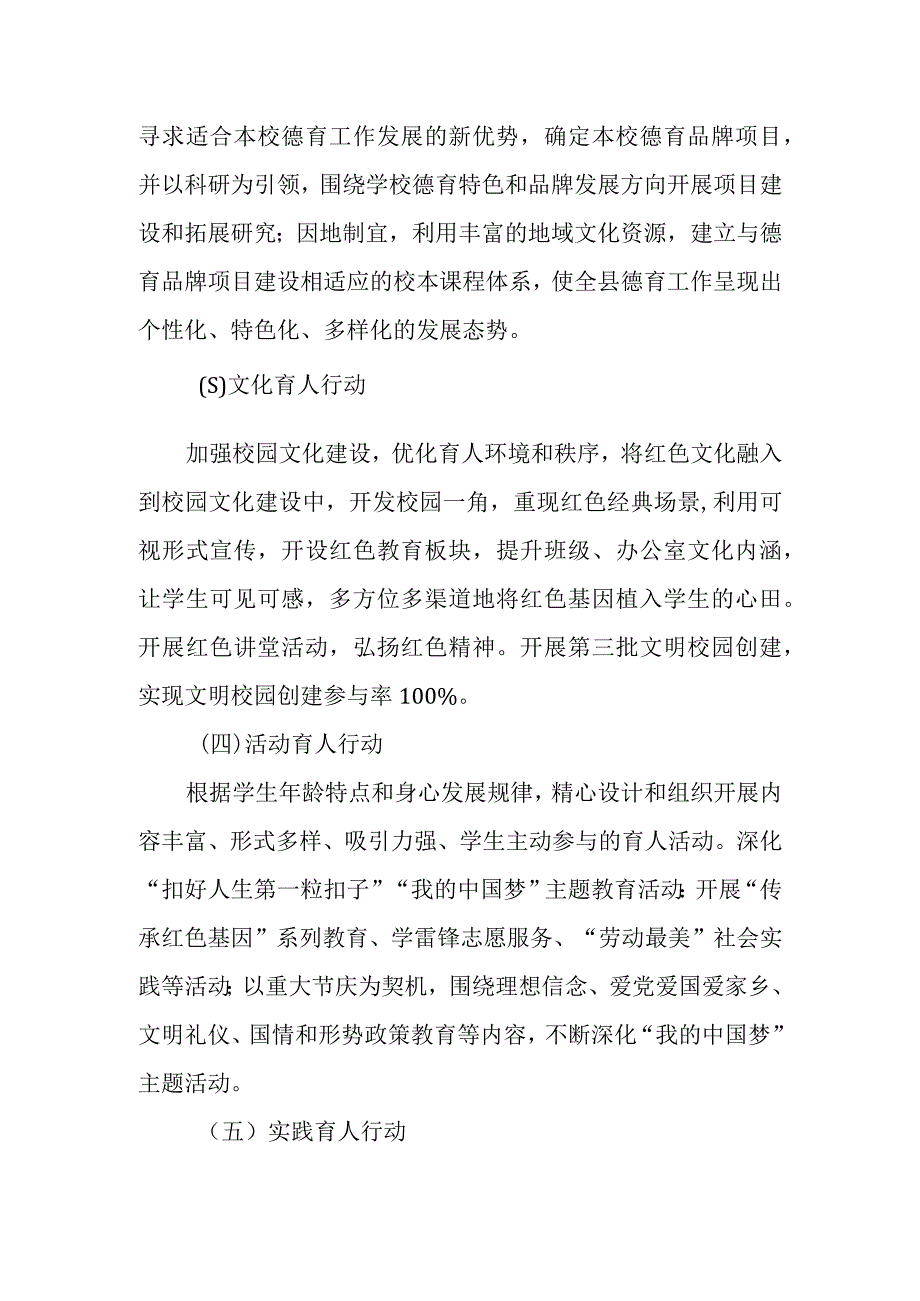 2020年XX县学校德育工作实施方案.docx_第3页