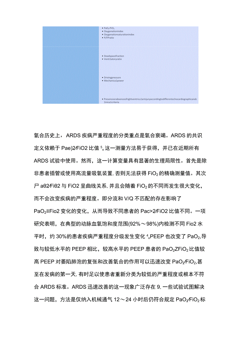 2023年ARDS疾病严重程度的生理学指标.docx_第2页