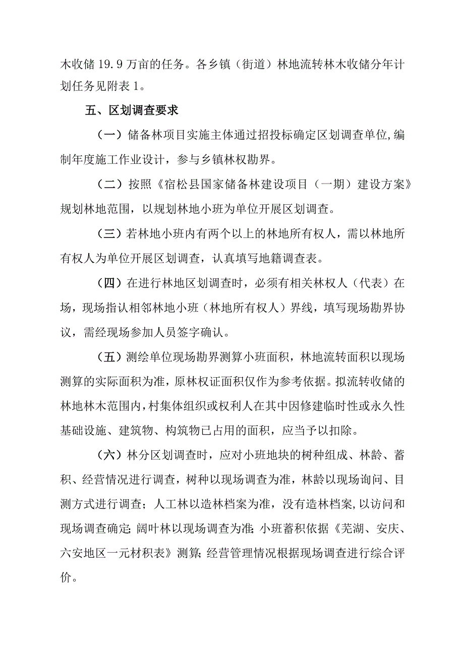 宿松县国家储备林建设项目（一期）林地流转林木收储实施方案.docx_第3页