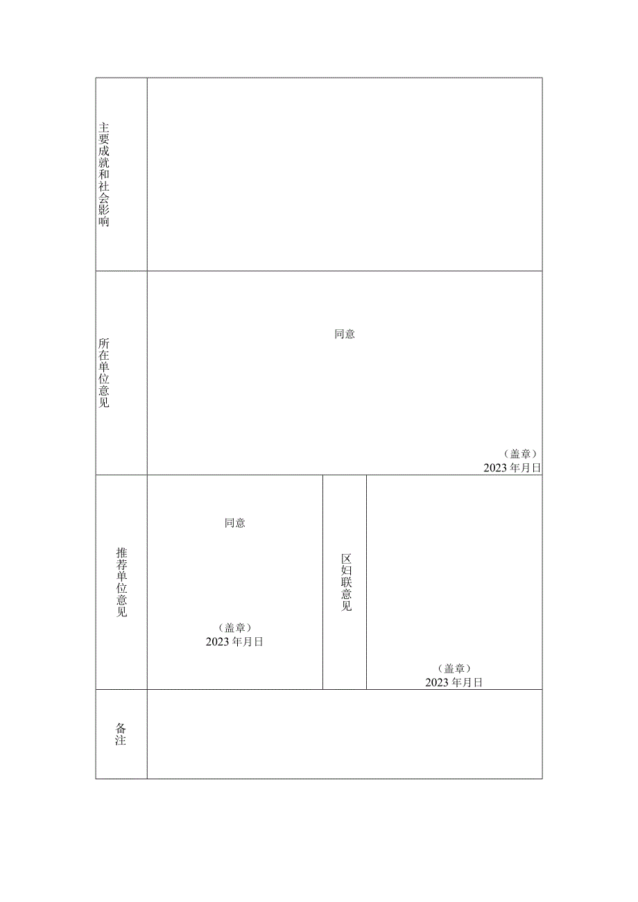 妇女联合会执行委员会委员候选人登记表.docx_第3页