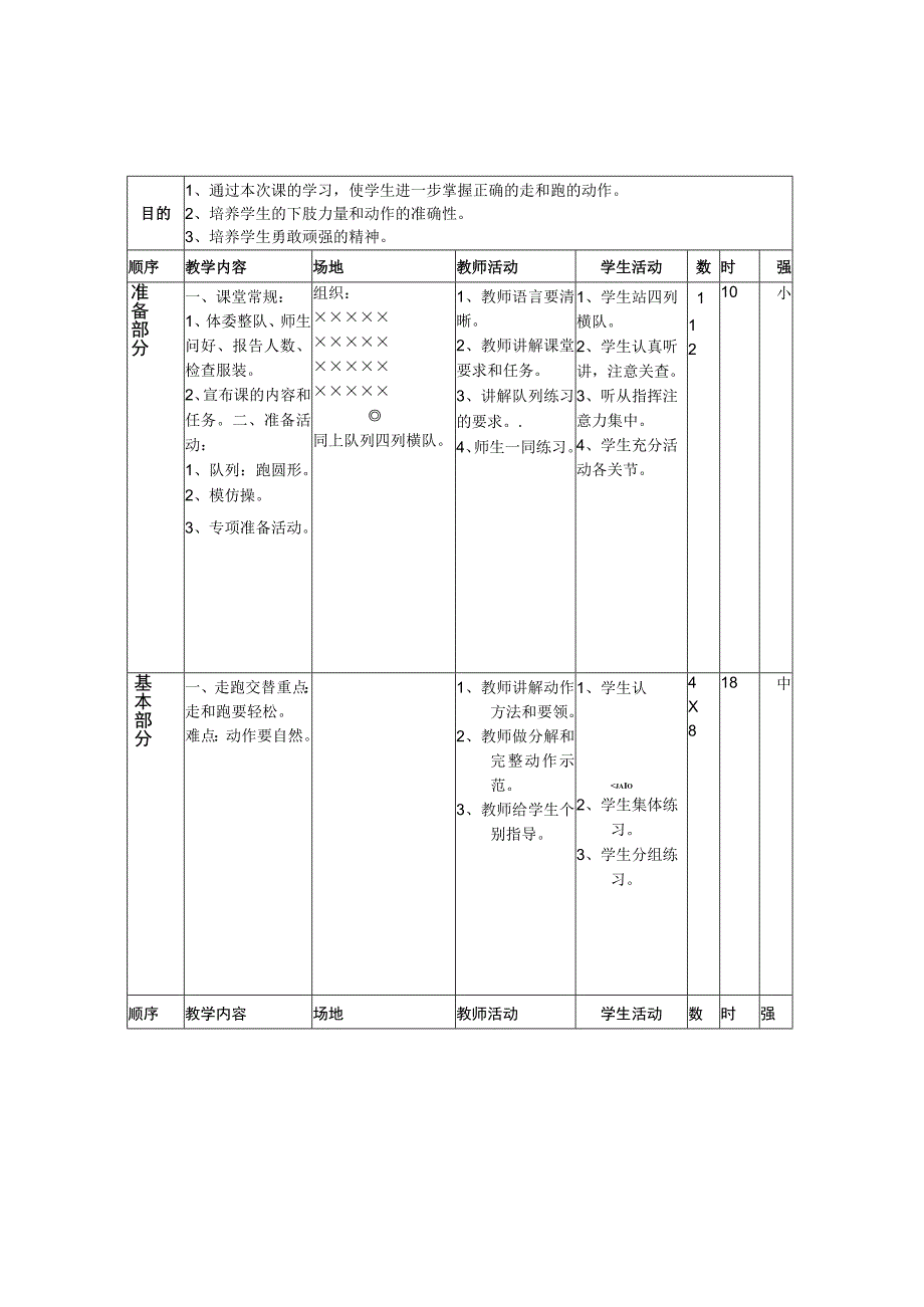 小学四年级下册体育教案1(1).docx_第3页