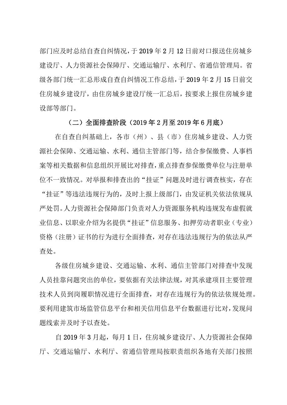 工程建设领域专业技术人员职业资格“挂证”等违法违规行为专项整治方案.docx_第2页