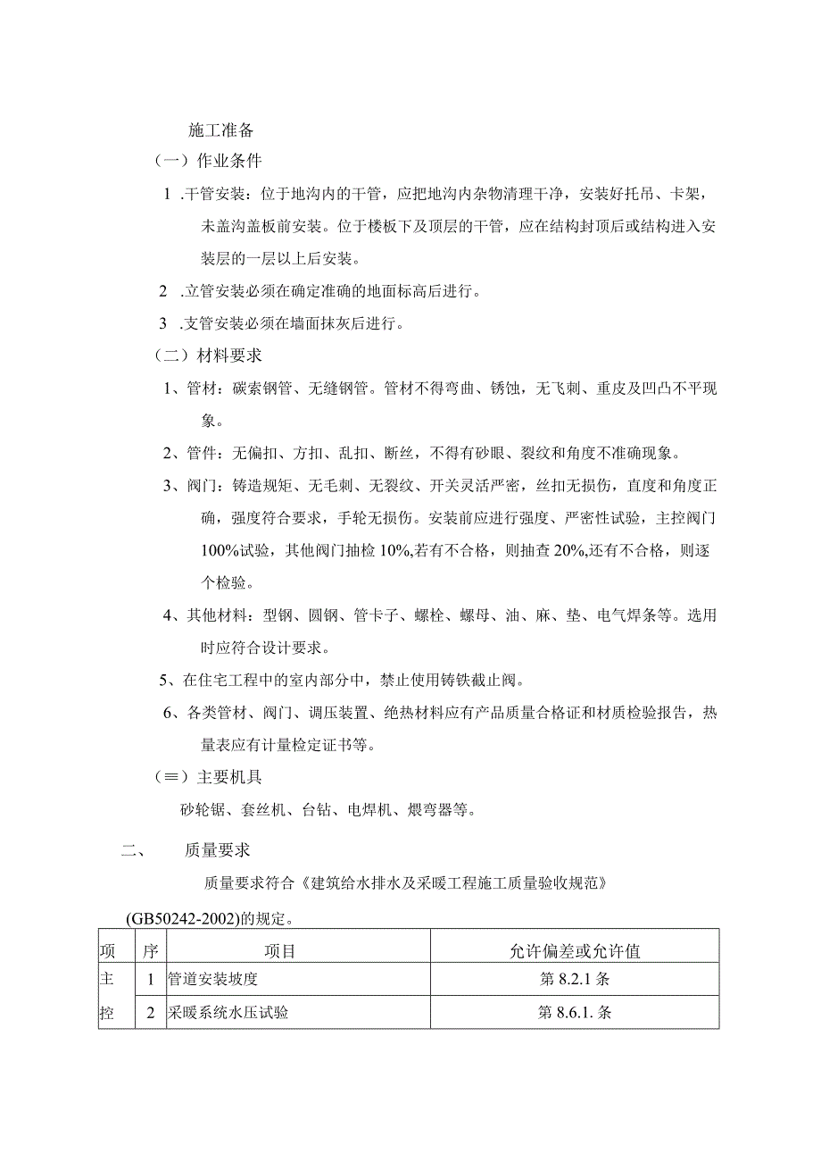 室内采暖管道安装工程施工工艺.docx_第1页