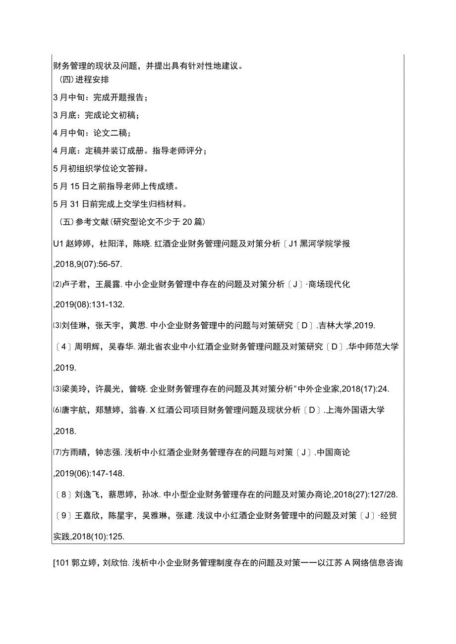 【《盛世红酒公司财务管理问题研究》开题报告（含提纲）】.docx_第3页