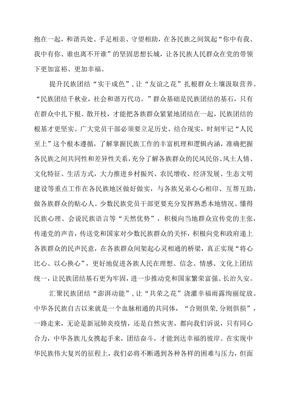 党课讲稿：让“民族团结”之花永远绚丽盛开.docx_第2页