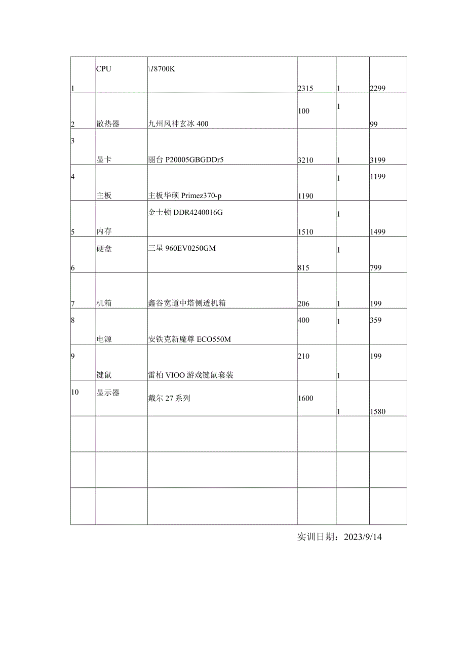 国开微机系统与维护形考任务：实训4 微机配置方案设计实训报告.docx_第3页