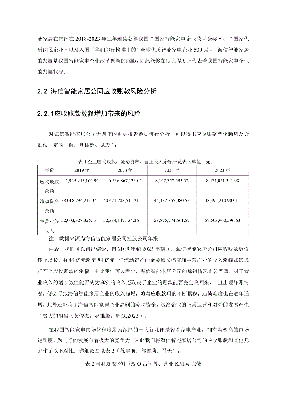 【《海信电器企业应收账款风险控制现状及完善路径探究》7200字（论文）】.docx_第3页