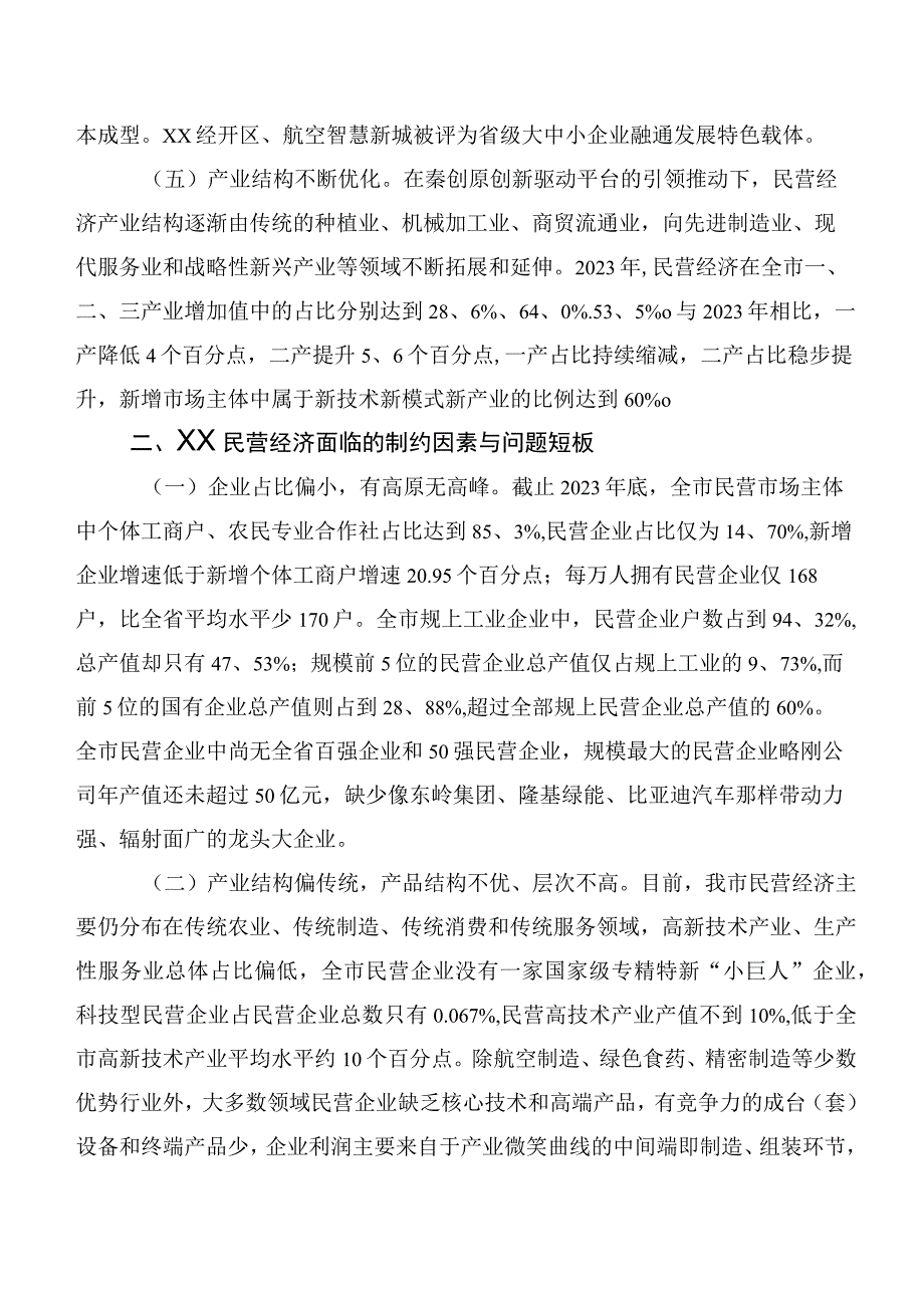 XX民营经济发展情况调研报告.docx_第3页