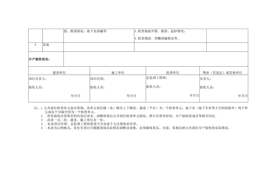 四川省住宅工程质量分户验收表（公共部位）.docx_第2页