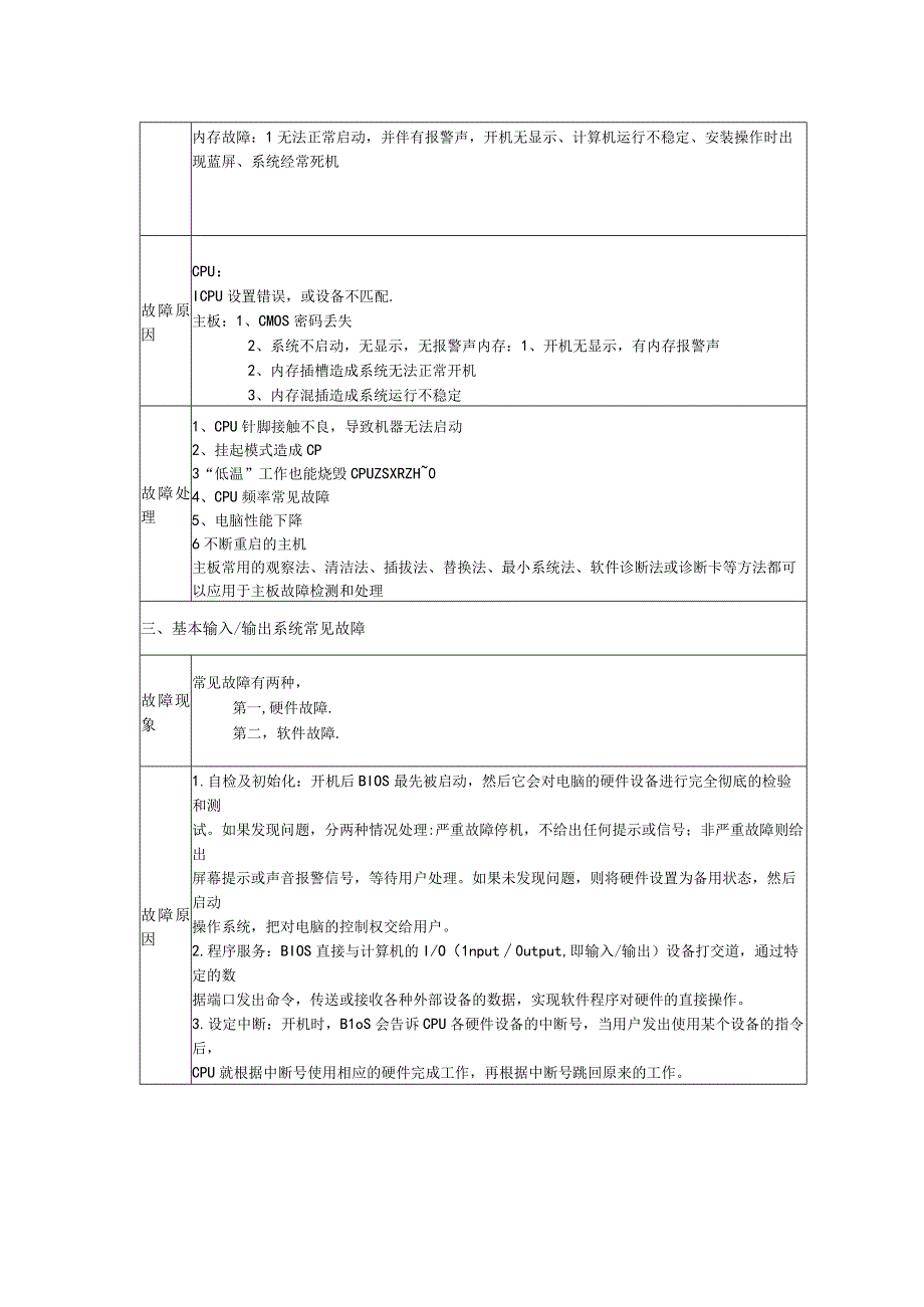 国开微机系统与维护形考任务：实训12 微机常见故障处理实训报告.docx_第2页