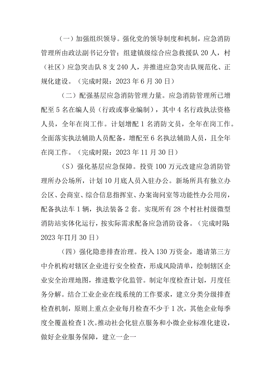 XX镇应急消防管理能力高水平提升行动实施方案.docx_第2页