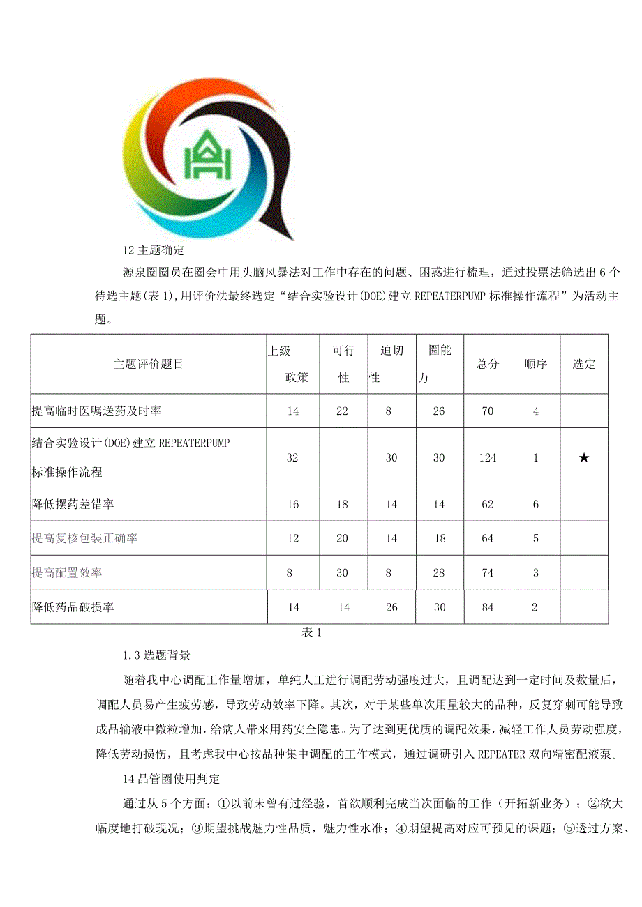 课题达成型品管圈在静脉用药调配中心（PIVAS）的应用效果分析静配中心质量持续改进案例.docx_第2页