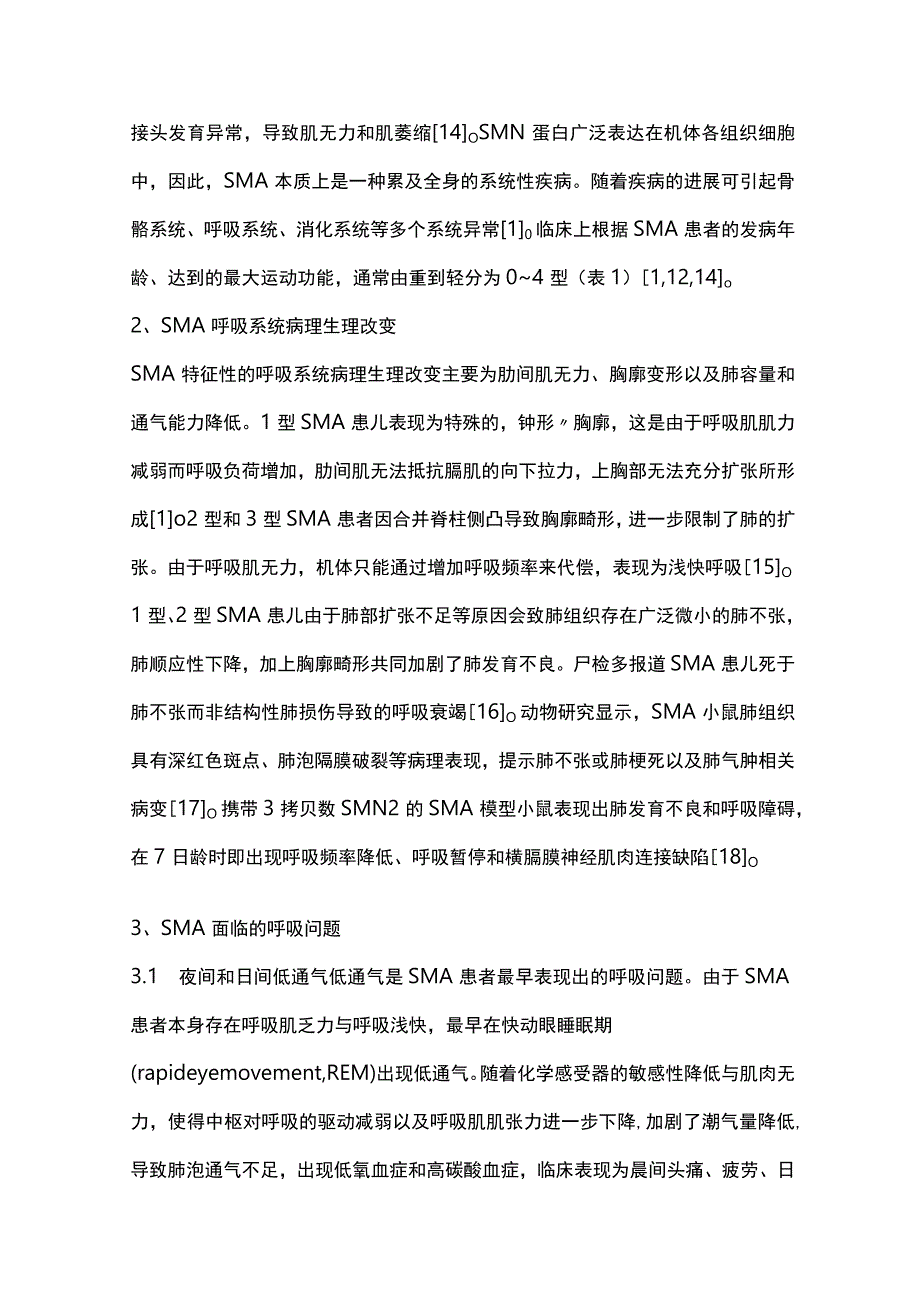 脊髓性肌萎缩症呼吸管理专家共识重点内容.docx_第3页