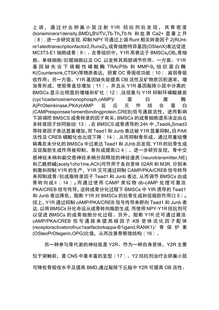 神经系统及其分泌物在运动改善骨健康中的作用机制2024.docx_第2页