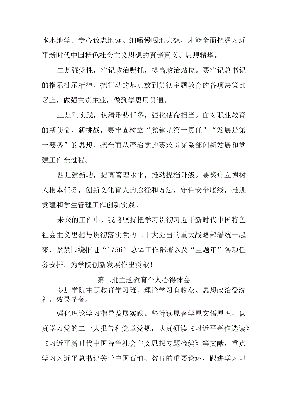 驻村党员干部学习第二批主题教育心得体会 （7份）.docx_第3页