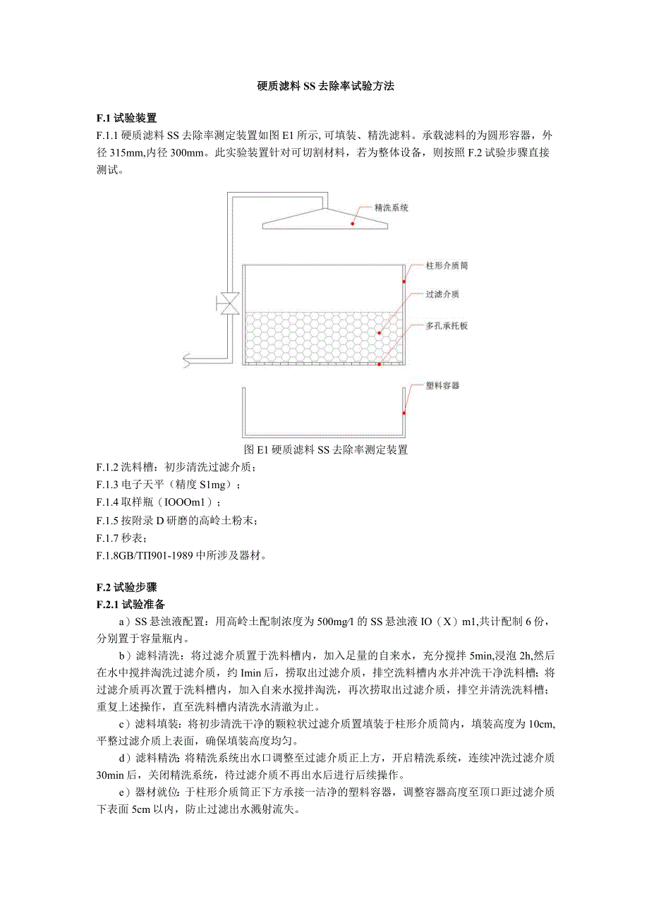 硬质滤料SS去除率试验方法.docx_第1页