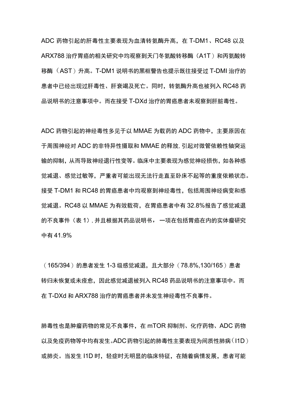 胃癌ADC药物相关不良事件的发生机制及管理策略2024.docx_第3页