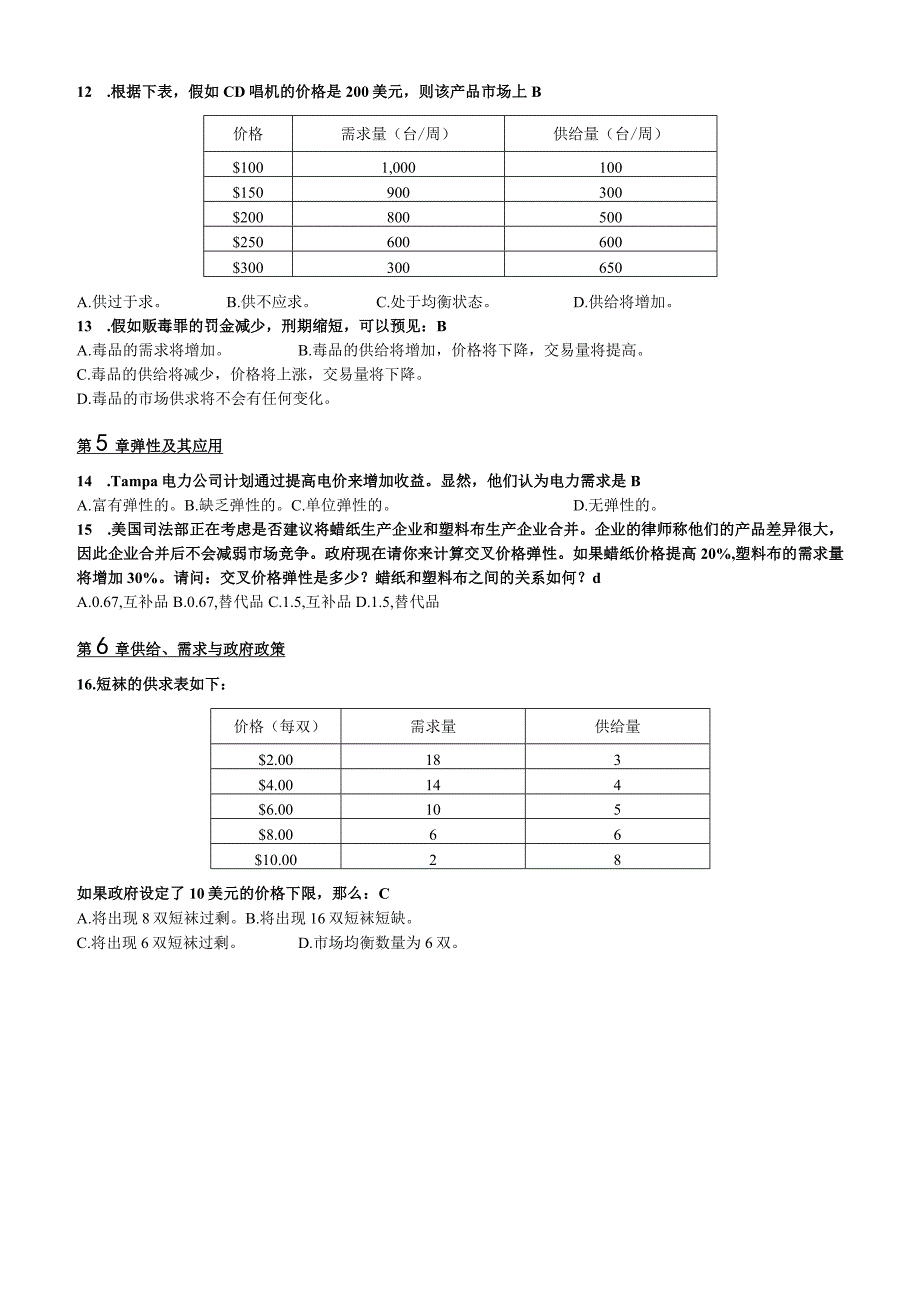 微观经济学复习参考题(1-5)汇总修正版.docx_第2页