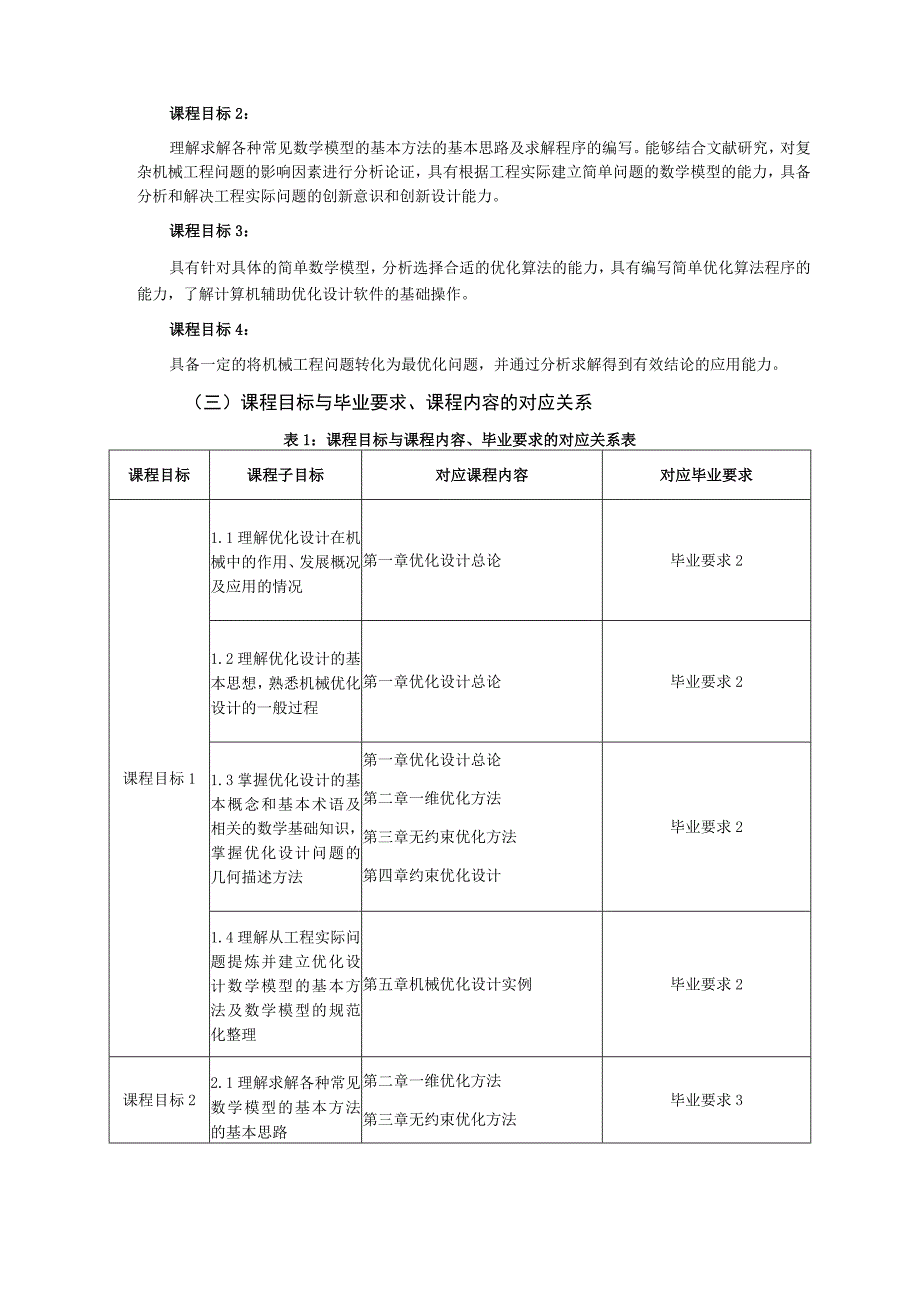 2021级-《机械优化设计》课程大纲（刘鑫培）-新版.docx_第2页