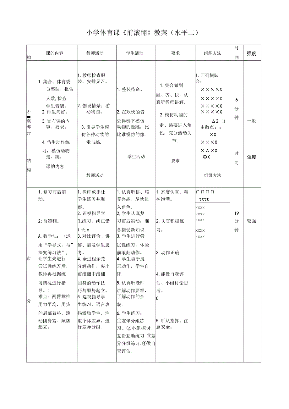 《前滚翻》教学设计(水平二).docx_第3页