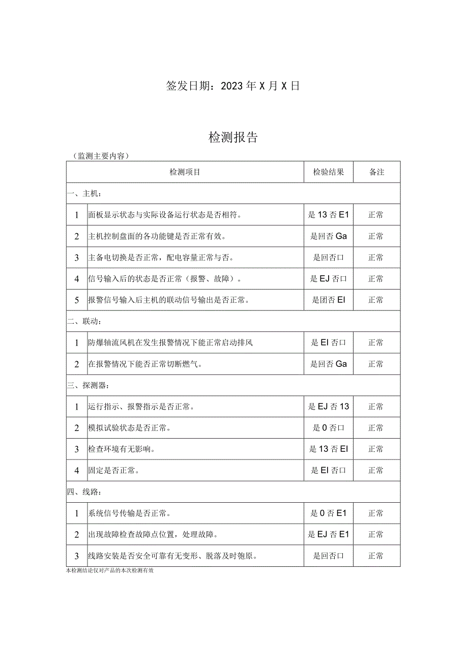 XX学院燃气间现场检测报告(2023年).docx_第3页