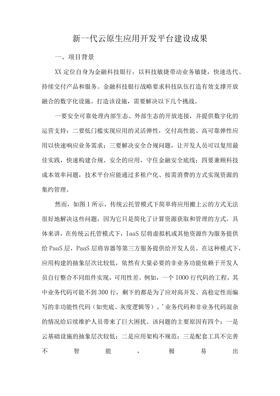 新一代云原生应用开发平台建设成果.docx_第1页