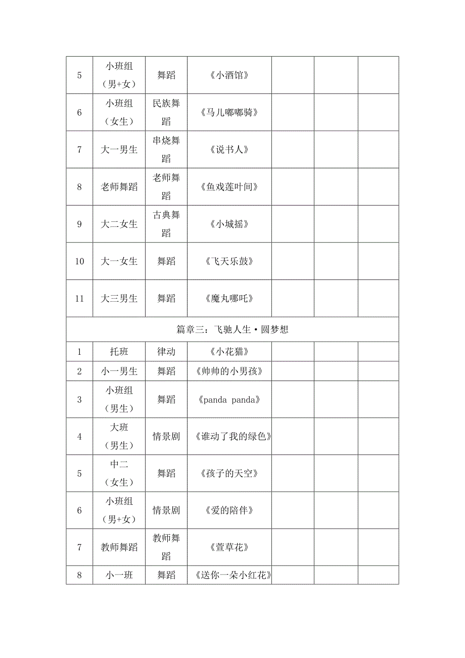 幼儿园六一文娱汇演活动方案（最全最新）.docx_第3页