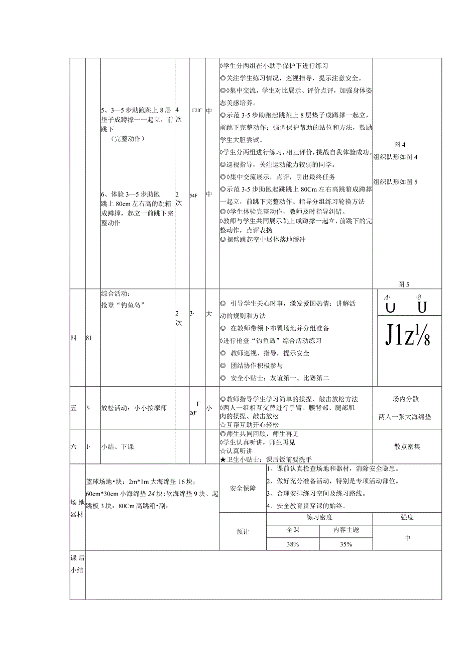 水平三（六年级）体育《支撑跳跃：跳上成蹲撑——起立前跳下》公开课教案.docx_第3页