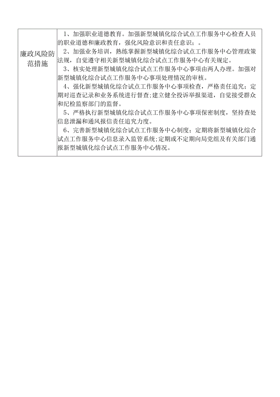 某县发展和改革部门新型城镇化综合试点工作服务中心主任任个人岗位廉政风险点排查登记表.docx_第2页