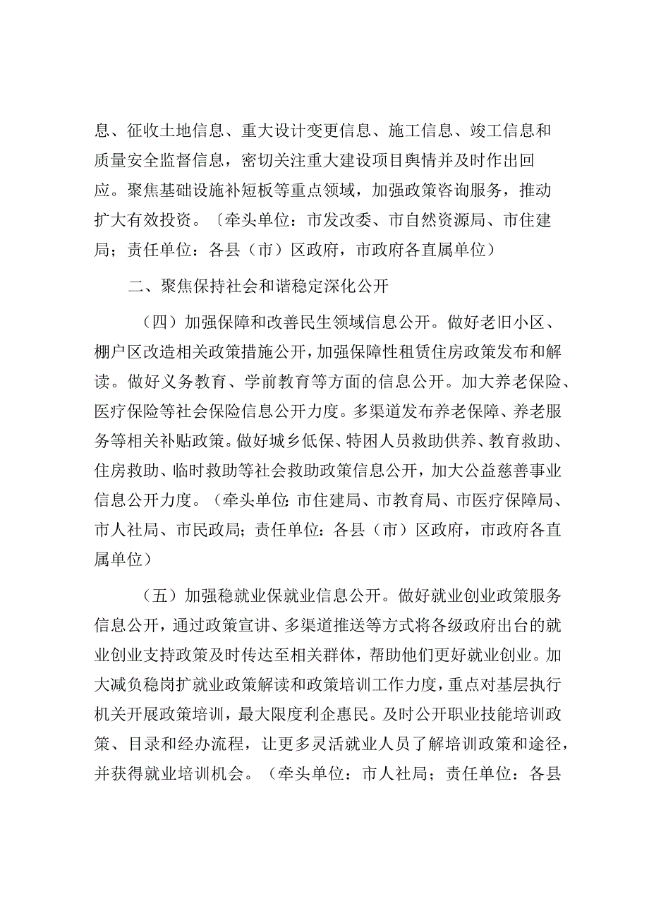 政务公开实施方案（市政府）.docx_第3页