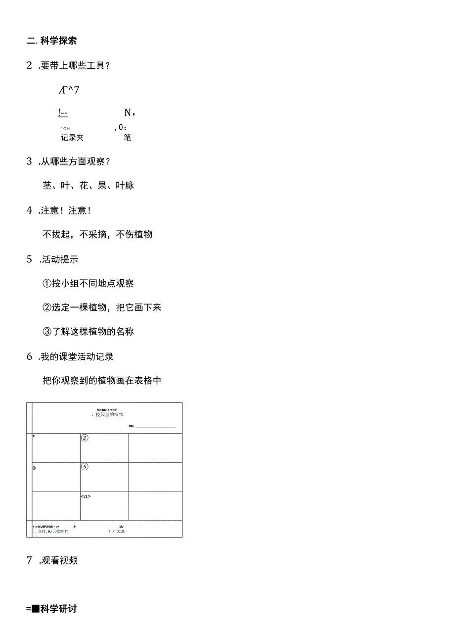 （核心素养目标）1-6 校园里的植物 教案设计.docx_第2页