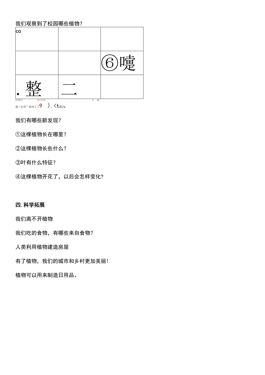 （核心素养目标）1-6 校园里的植物 教案设计.docx_第3页