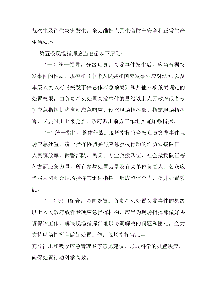 突发事件现场指挥官制度实施办法.docx_第2页