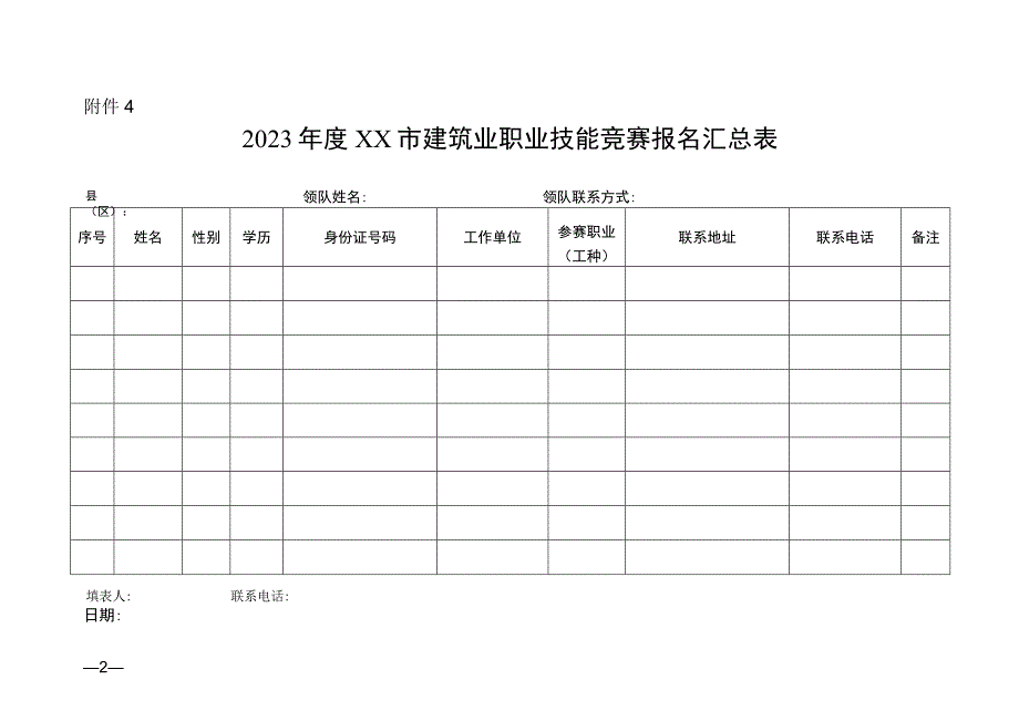 申报职业技能竞赛承诺书.docx_第2页