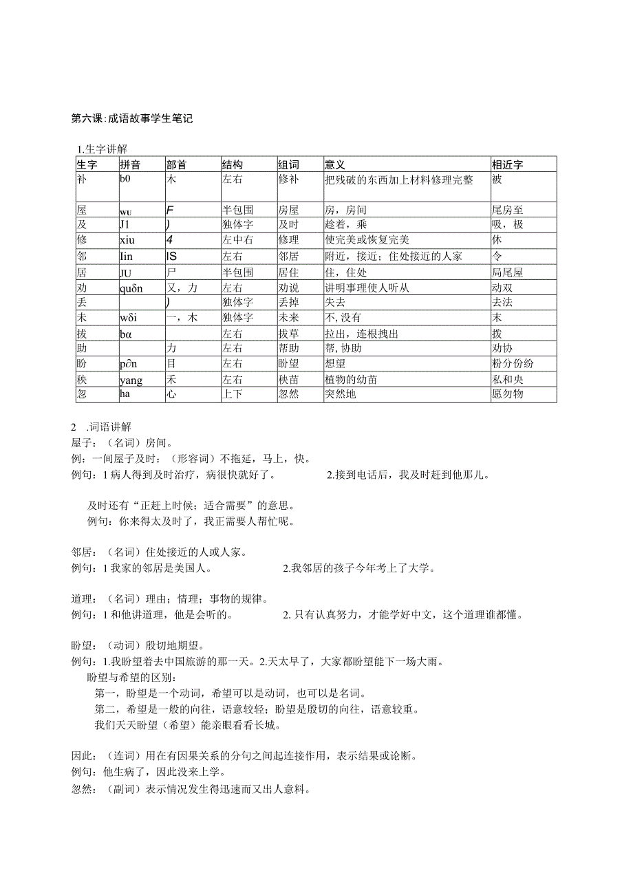 第六课成语故事.docx_第1页