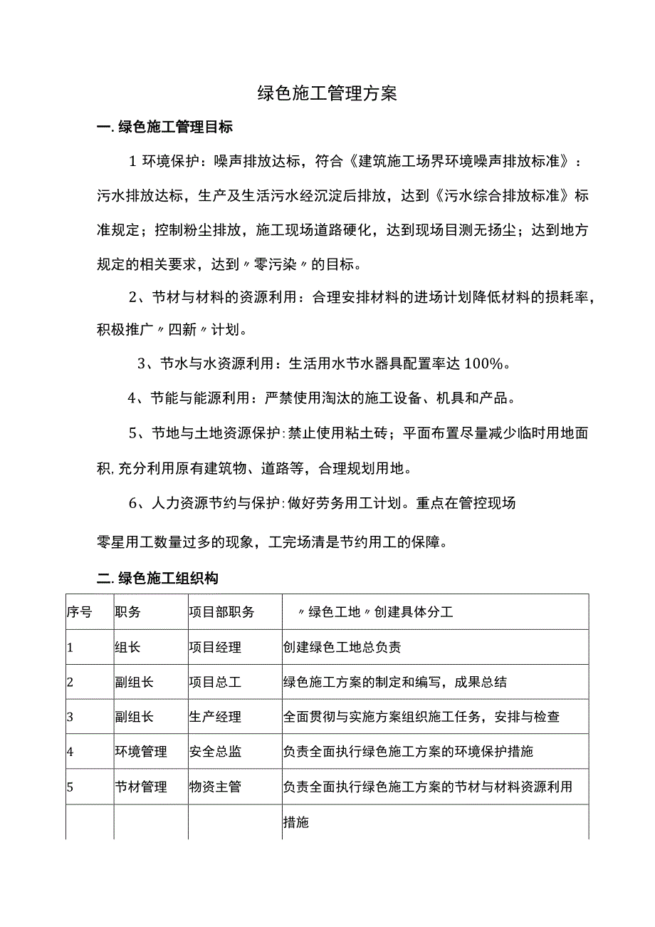 绿色施工管理方案.docx_第1页