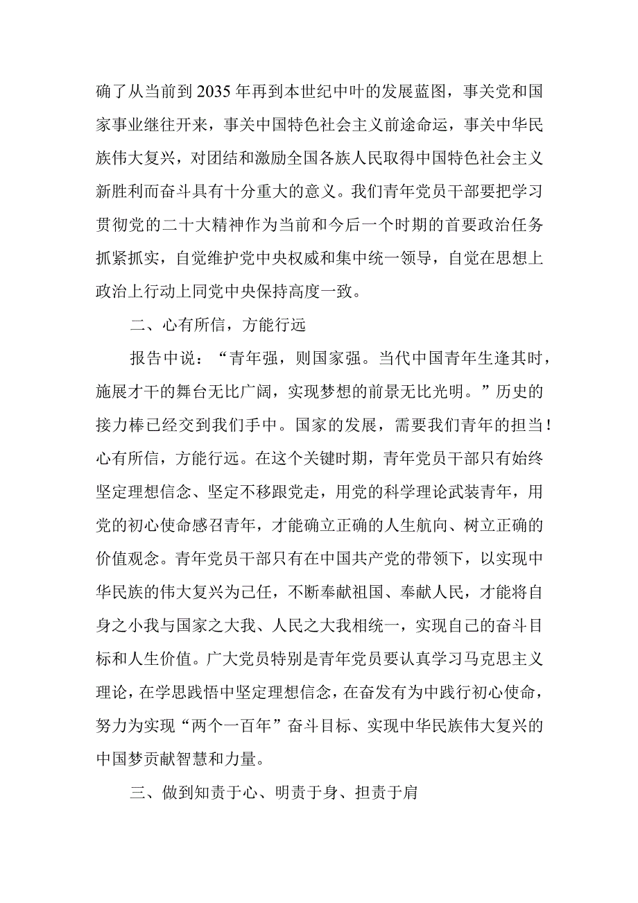 青年党员干部观看二十大开幕式观后感心得体会.docx_第2页