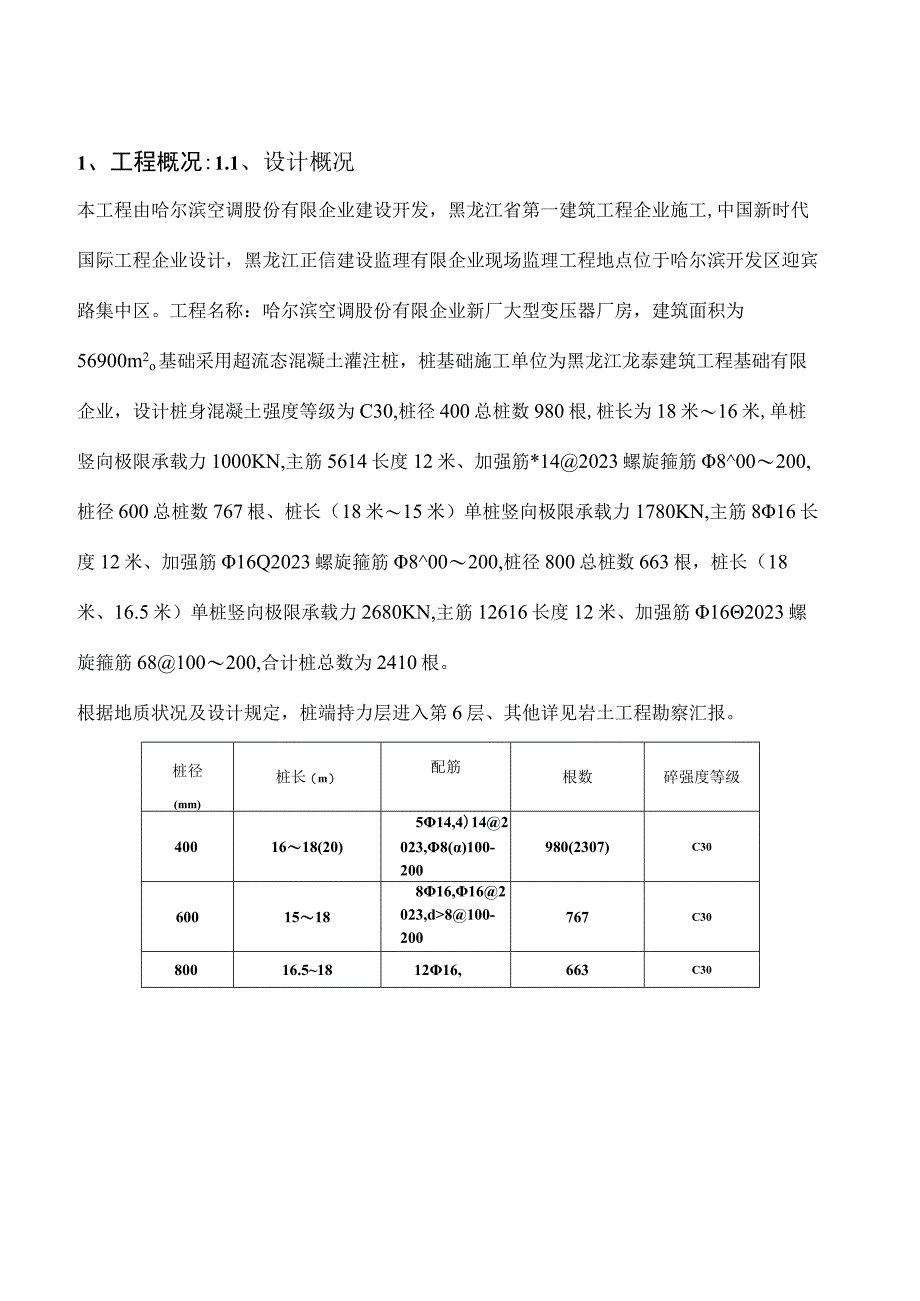 黑龙江工业厂房超流态混凝土桩施工解析.docx_第2页