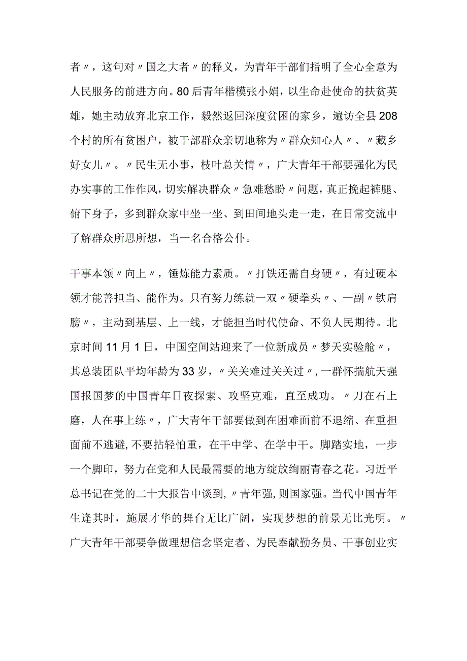 青年党员学习二十大精神心得体会发言材料.docx_第2页