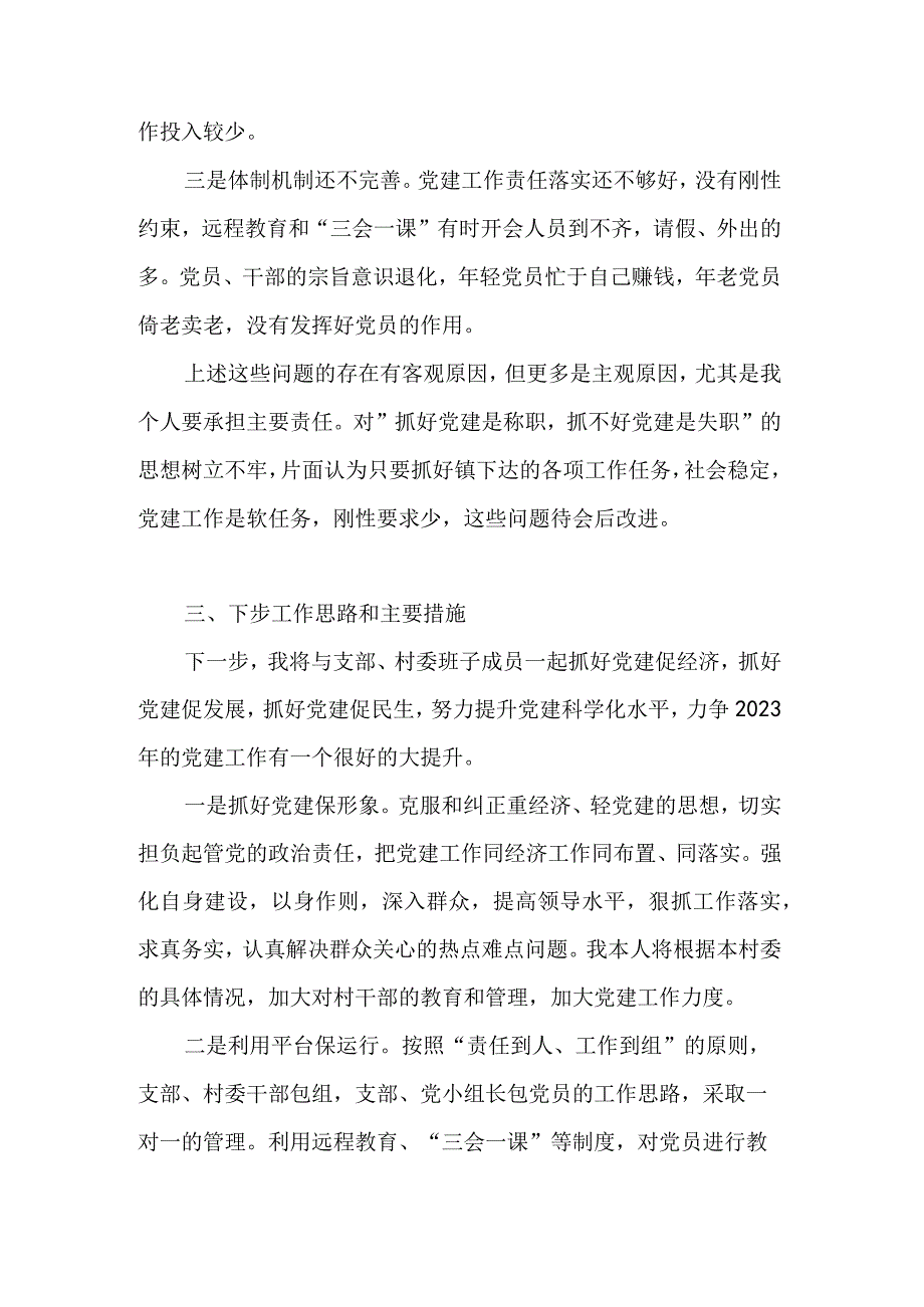 支部书记述职报告2023年(精选).docx_第3页