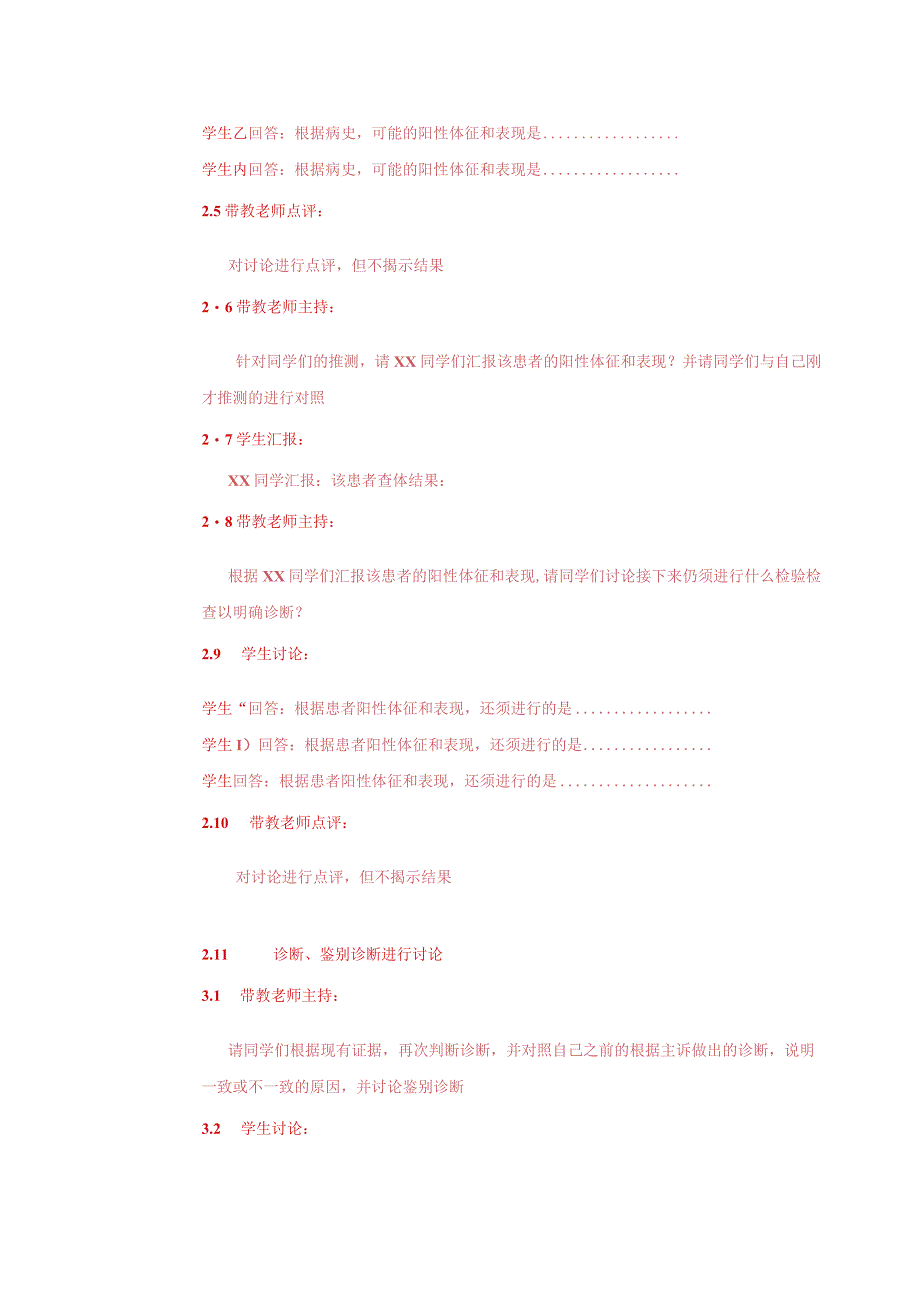 病例讨论记录(模板).docx_第2页
