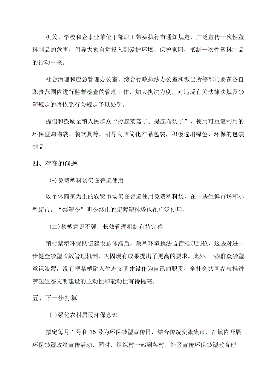 禁止使用塑料制品工作总结范文.docx_第2页