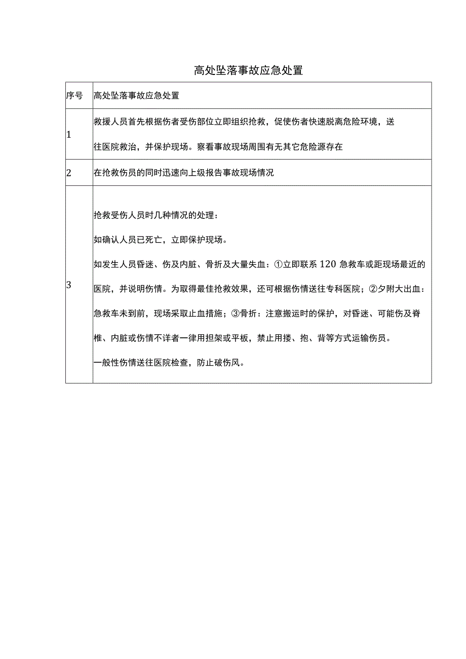 高处坠落事故应急处置.docx_第1页