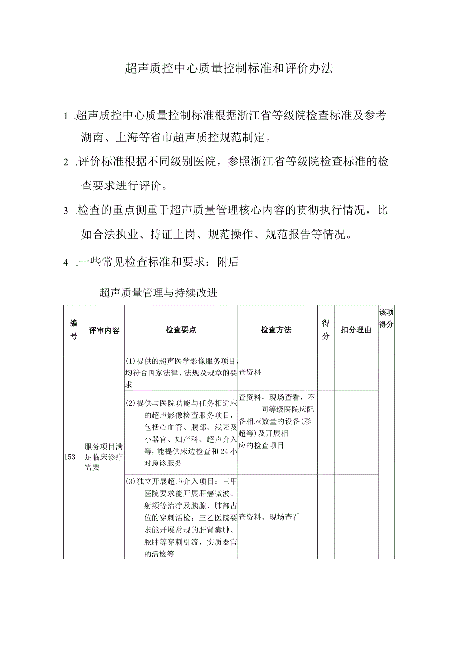 超声质控中心质量控制标准和评价办法.docx_第1页