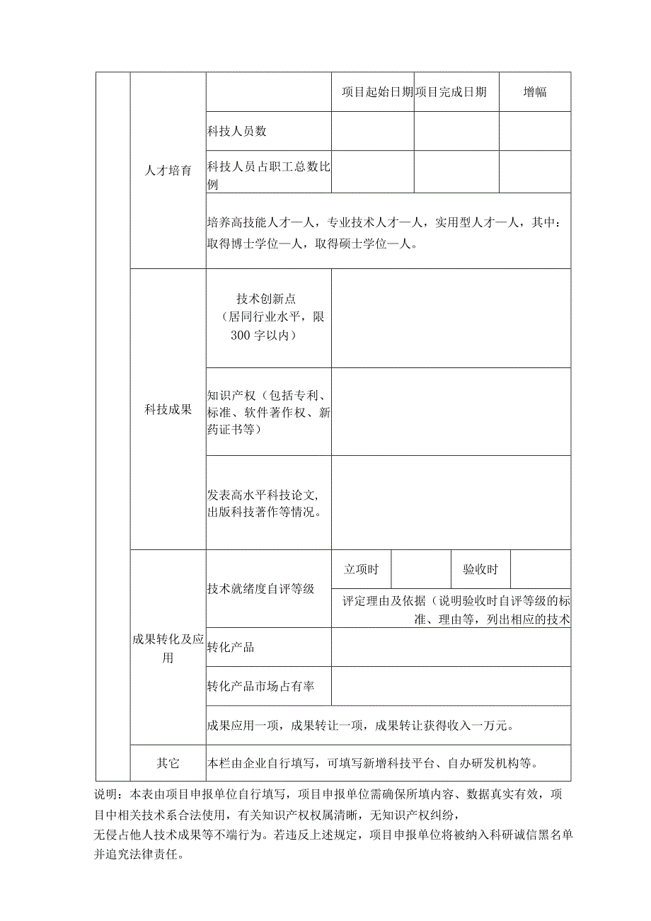 襄阳市科技计划项目验收自评表.docx_第2页