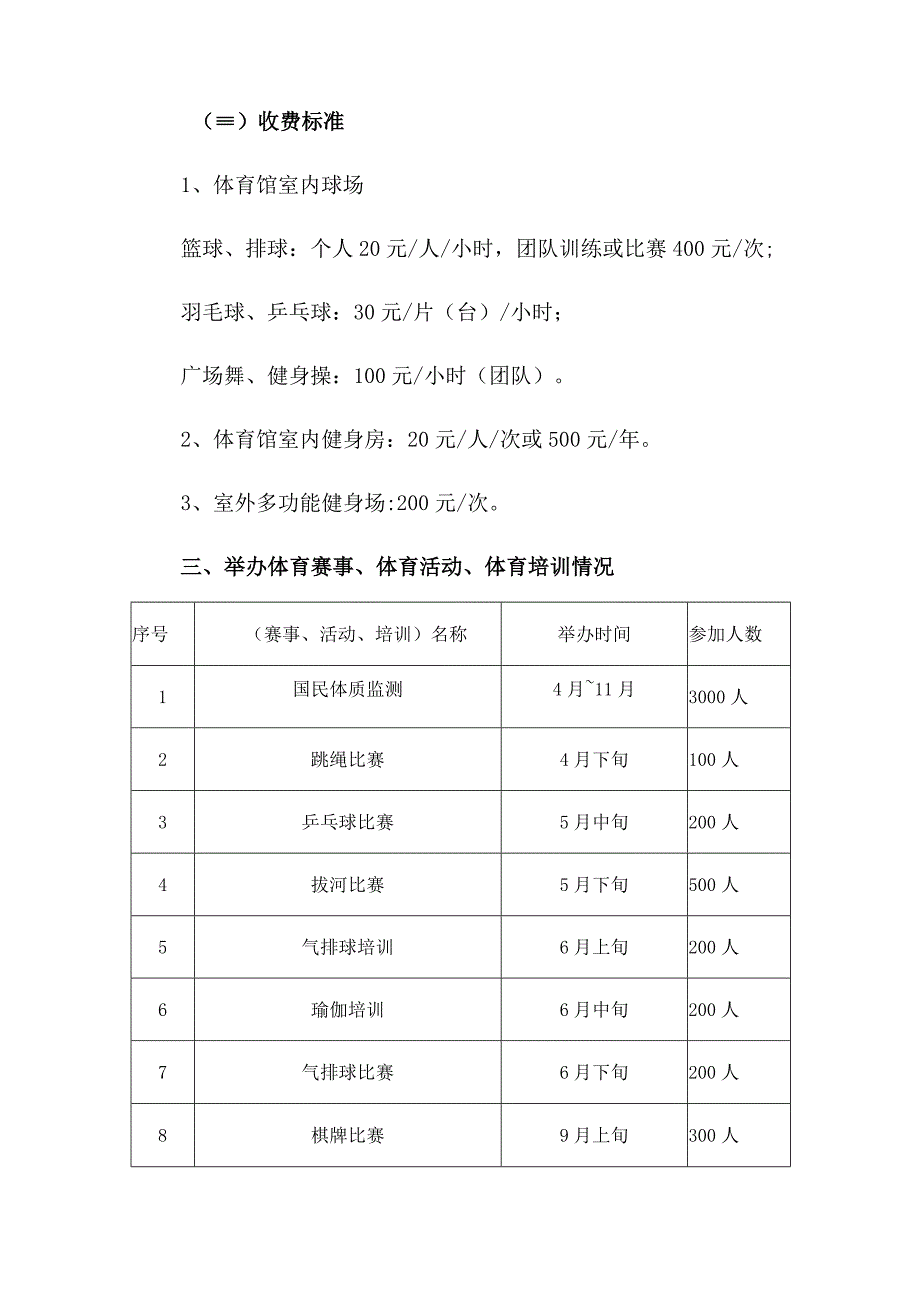 赫山区体育馆2022年免费低收费开放工作方案.docx_第3页